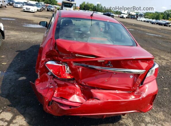 ML32FUFJ0NHF09020 2022 MITSUBISHI MIRAGE Red Rear view