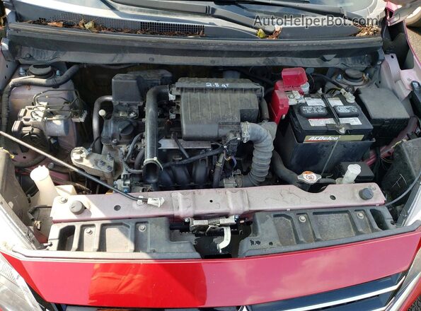 ML32FUFJ0NHF09020 2022 MITSUBISHI MIRAGE Red Rear interior view