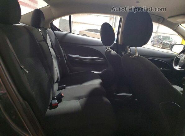 ML32FUFJ0RHF16622 2024 MITSUBISHI MIRAGE Charcoal უკანა სავარძლების ხედი