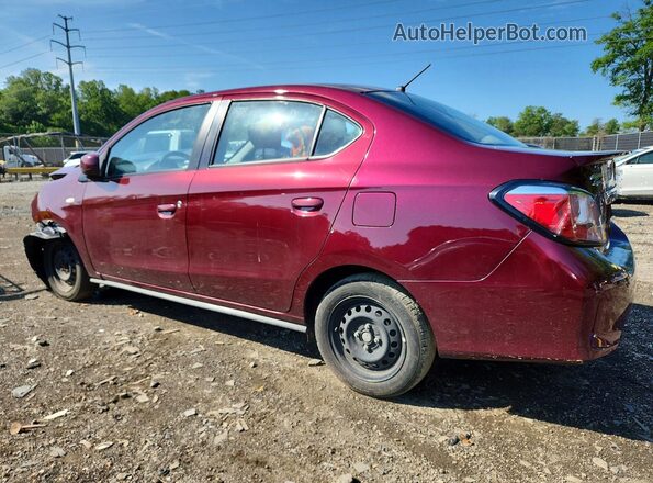 ML32FUFJ2RHF03743 2024 MITSUBISHI MIRAGE Бордовый Задняя левая четверть