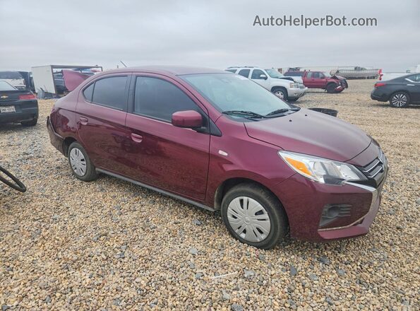 ML32FUFJ2RHF17173 2024 MITSUBISHI MIRAGE Burgundy წინა მარჯვენა