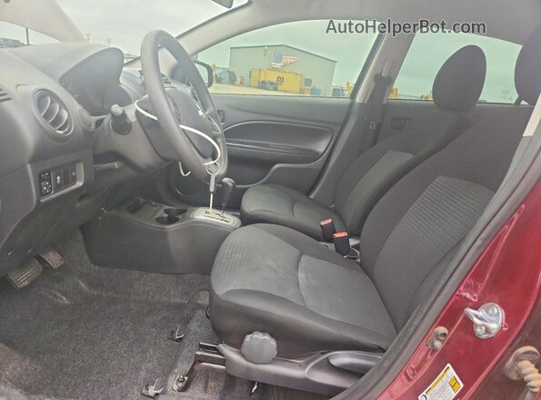 ML32FUFJ2RHF17173 2024 MITSUBISHI MIRAGE Burgundy წინა სალონის ხედი