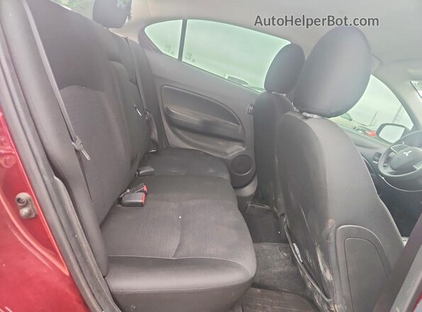 ML32FUFJ2RHF17173 2024 MITSUBISHI MIRAGE Burgundy უკანა სავარძლების ხედი