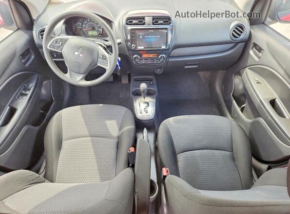 ML32FUFJ4RHF13786 2024 MITSUBISHI MIRAGE Red Вид панелі приладів