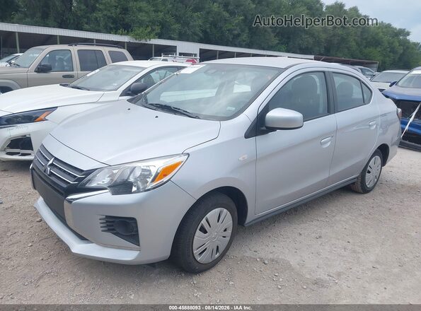 ML32FUFJ5RHF16499 2024 MITSUBISHI MIRAGE G4 Silver Առջևի ձախ երեք քառորդ տեսարան