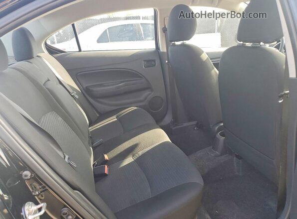 ML32FUFJ5RHF20102 2024 MITSUBISHI MIRAGE Black Widok tylnych siedzeń