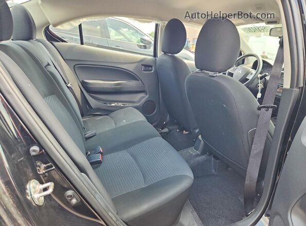 ML32FUFJ5RHF20181 2024 MITSUBISHI MIRAGE Black Vista de los asientos traseros