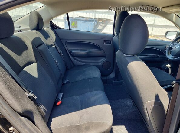 ML32FUFJ6RHF04927 2024 MITSUBISHI MIRAGE Black Вид задніх сидінь