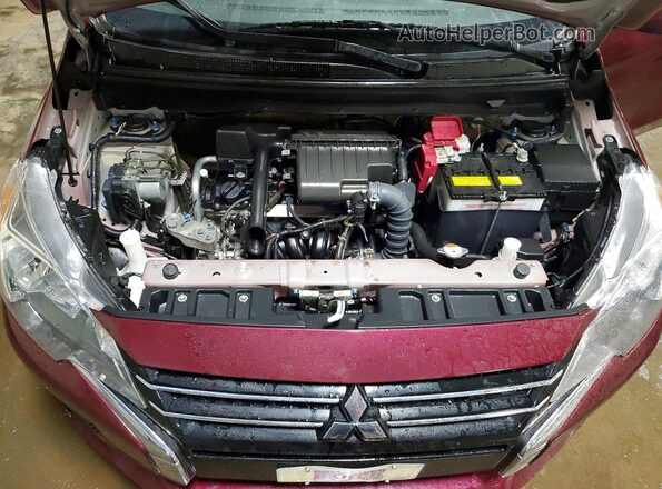 ML32FUFJ6RHF08136 2024 MITSUBISHI MIRAGE Purple Вид задньої частини салону