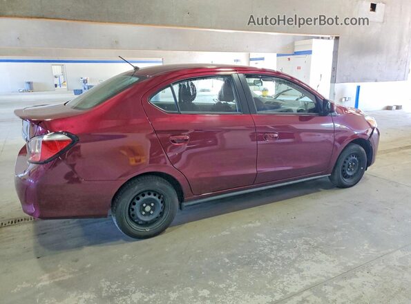 ML32FUFJ6RHF17130 2024 MITSUBISHI MIRAGE Burgundy უკანა ხედი