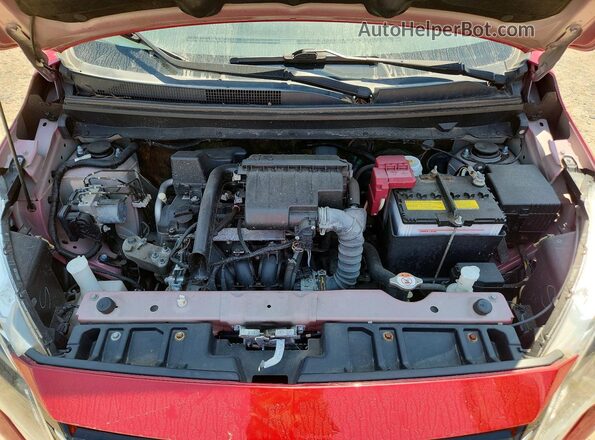 ML32FUFJ7MHF03178 2021 MITSUBISHI MIRAGE Red Vista interior trasera