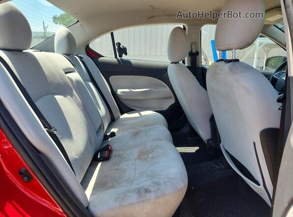 ML32FUFJ7MHF03178 2021 MITSUBISHI MIRAGE Red Vista de los asientos traseros