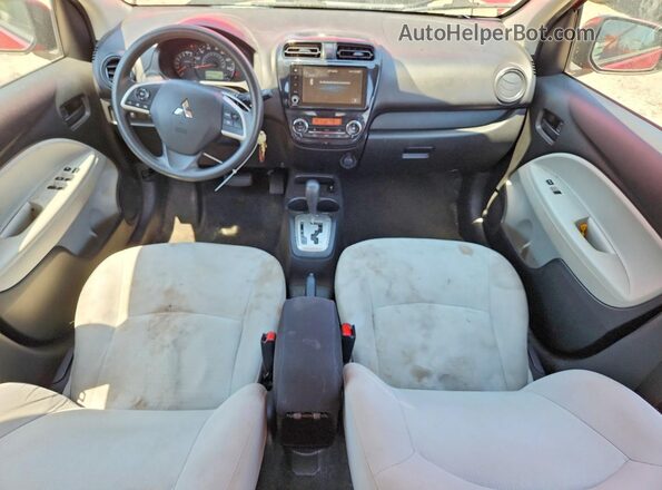 ML32FUFJ7MHF03178 2021 MITSUBISHI MIRAGE Red Vista del salpicadero