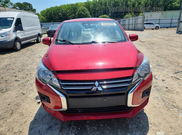 ML32FUFJ7MHF03178 2021 MITSUBISHI MIRAGE Red Vista frontal