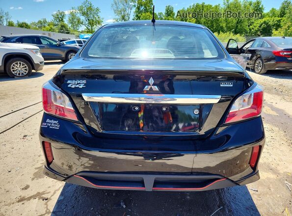 ML32FUFJ7RHF04595 2024 MITSUBISHI MIRAGE Черный Вид сзади