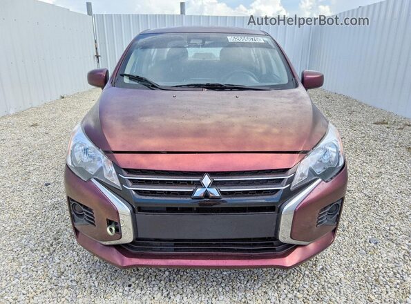 ML32FUFJ7RHF08274 2024 MITSUBISHI MIRAGE Burgundy Вид спереду
