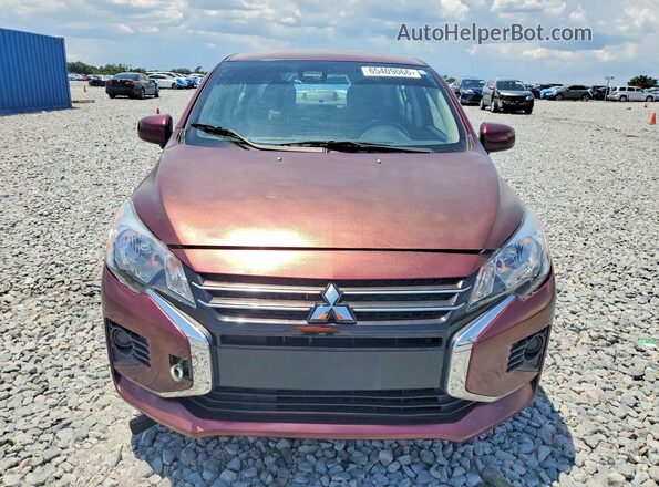 ML32FUFJ7RHF08274 2024 MITSUBISHI MIRAGE Burgundy Դիմացի տեսք