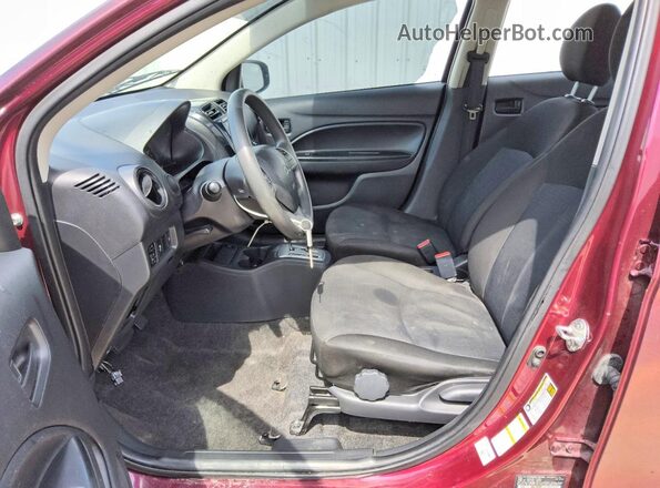 ML32FUFJ7RHF08274 2024 MITSUBISHI MIRAGE Burgundy Սալոնի դիմացի տեսք
