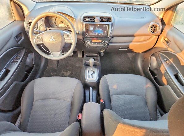 ML32FUFJ8NHF06706 2022 MITSUBISHI MIRAGE Burgundy წინა პანელის ხედი