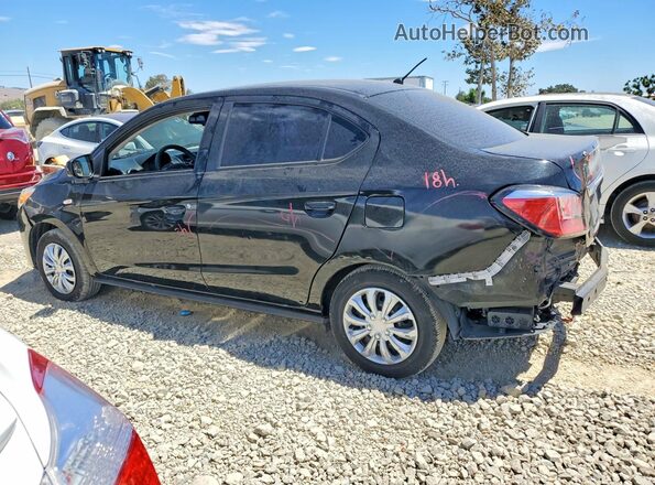 ML32FUFJXMHF01554 2021 MITSUBISHI MIRAGE Black Rear left