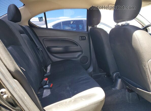 ML32FUFJXMHF01554 2021 MITSUBISHI MIRAGE Black Rear seats view