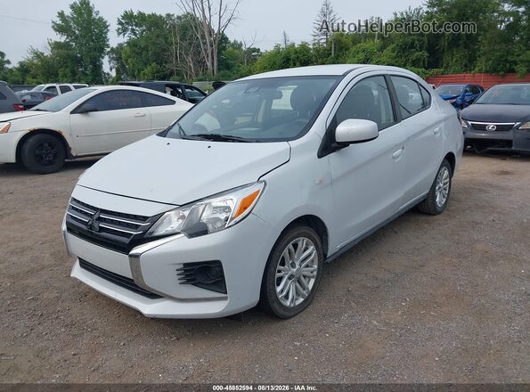 ML32FUFJXRHF00993 2024 MITSUBISHI MIRAGE G4 White წინა მარცხენა ხედი სამი მეოთხედიდან