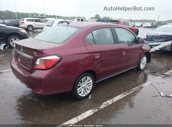 ML32FUFJXRHF02453 2024 MITSUBISHI MIRAGE G4 Red უკანა მარჯვენა