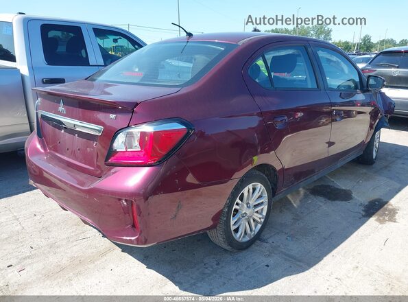 ML32FVFJ3RHF09444 2024 MITSUBISHI MIRAGE G4 Burgundy Rear right