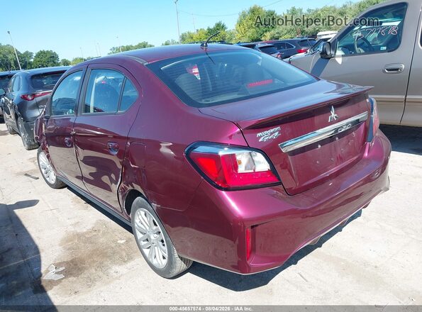 ML32FVFJ3RHF09444 2024 MITSUBISHI MIRAGE G4 Burgundy Rear left