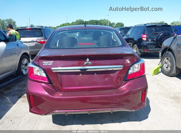ML32FVFJ3RHF09444 2024 MITSUBISHI MIRAGE G4 Burgundy 