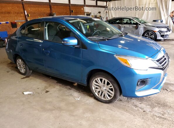 ML32FVFJ9RHF14678 2024 MITSUBISHI MIRAGE Синий Передняя правая четверть