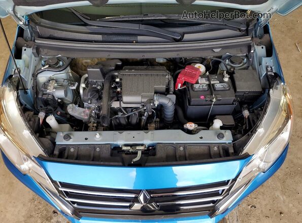 ML32FVFJ9RHF14678 2024 MITSUBISHI MIRAGE Синий Вид задней части салона