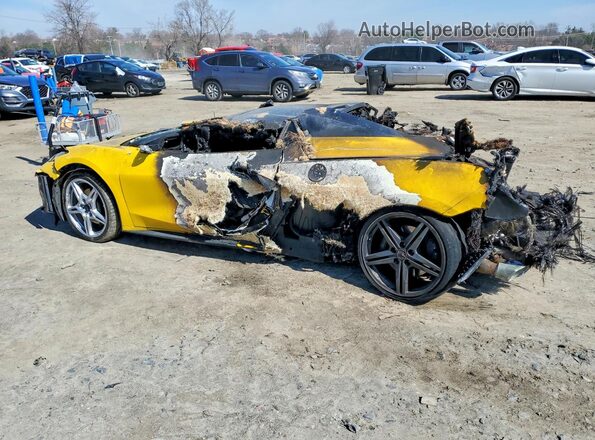 N0V1N55304866 2025 CHEVROLET CORVETTE Желтый Задняя левая четверть