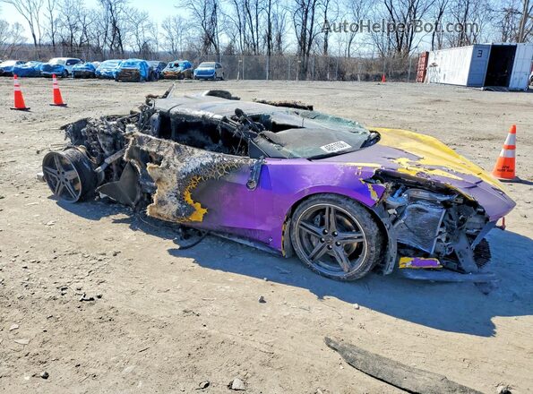 N0V1N55304866 2025 CHEVROLET CORVETTE Желтый Передняя правая четверть