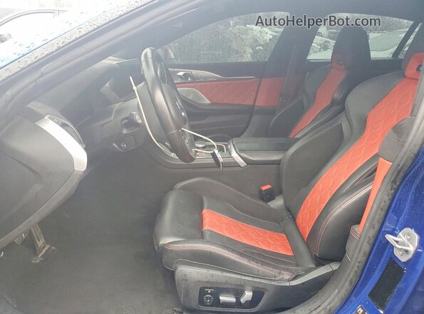 NJ1493E 2023 BMW M8 Blue Front interior view