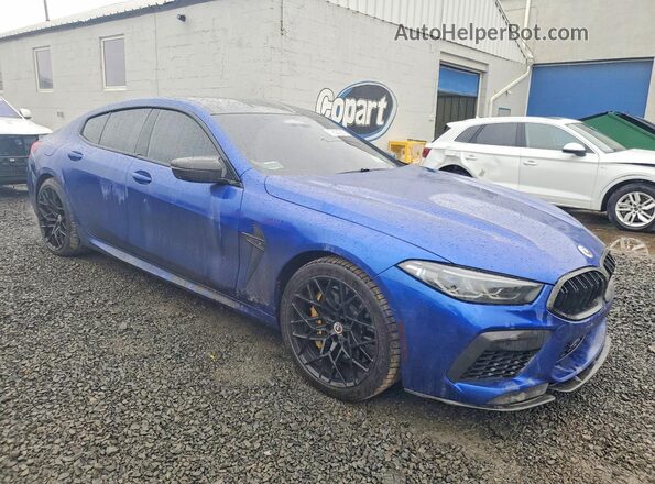 NJ1493E 2023 BMW M8 Blue Front right