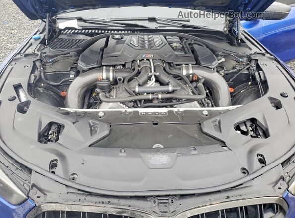 NJ1493E 2023 BMW M8 Blue Rear interior view
