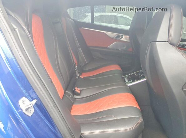 NJ1493E 2023 BMW M8 Blue Rear seats view