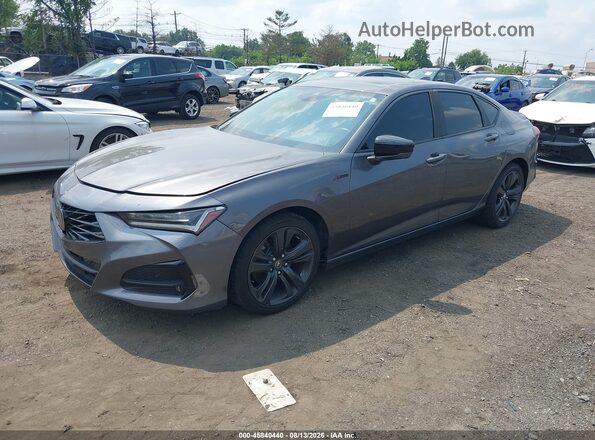 NJ2423E 2021 ACURA TLX Gray Front left