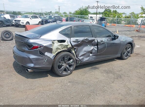 NJ2423E 2021 ACURA TLX Gray Rear right