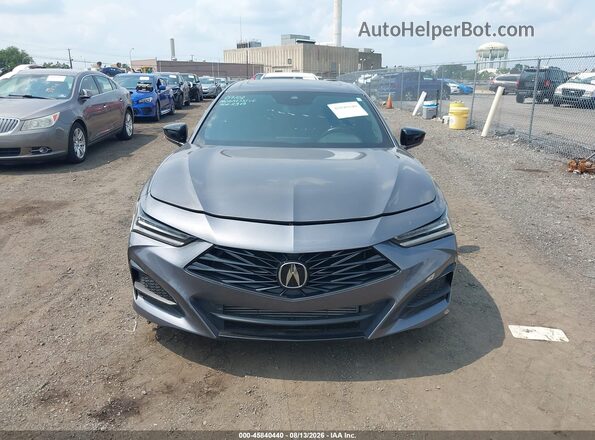 NJ2423E 2021 ACURA TLX Gray Instrument cluster view