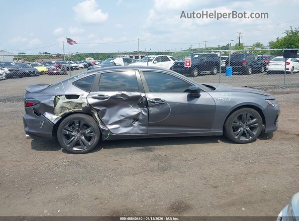 NJ2423E 2021 ACURA TLX Gray Rear interior view