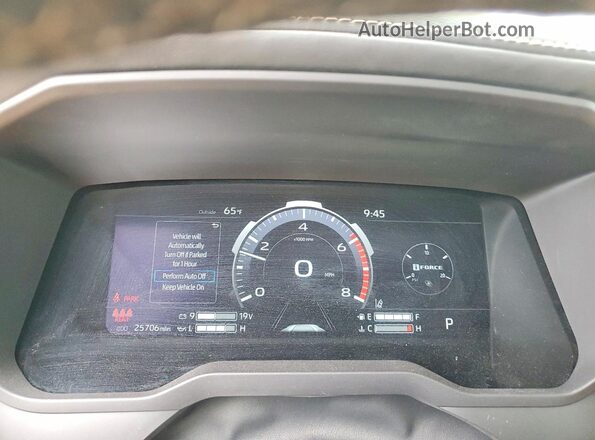 NJ2454E 2023 TOYOTA TUNDRA Black Vista del cuadro de instrumentos
