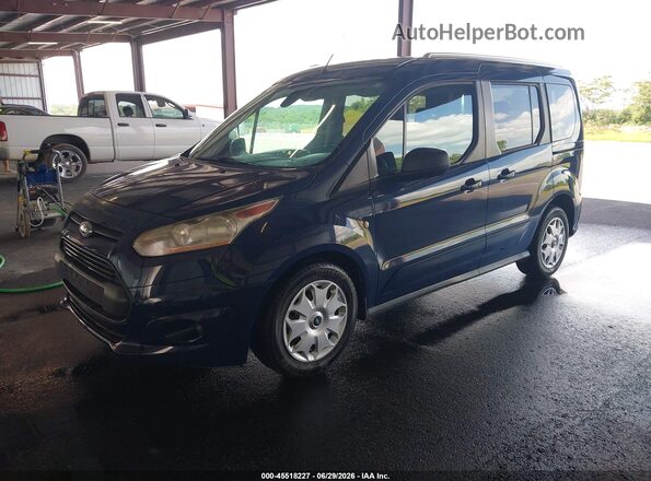NM0AE8F72J1342843 2018 FORD TRANSIT CONNECT Синий Передняя левая четверть