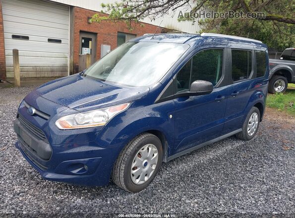 NM0AE8F73J1343595 2018 FORD TRANSIT CONNECT Dark Blue Передня ліва чверть