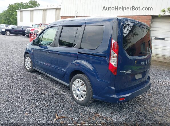 NM0AE8F73J1343595 2018 FORD TRANSIT CONNECT Dark Blue Задня ліва чверть