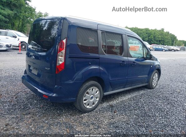 NM0AE8F73J1343595 2018 FORD TRANSIT CONNECT Dark Blue Задня права чверть