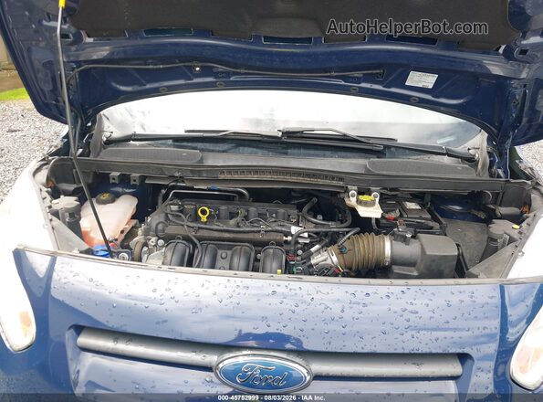 NM0AE8F73J1343595 2018 FORD TRANSIT CONNECT Dark Blue Вид ззаду