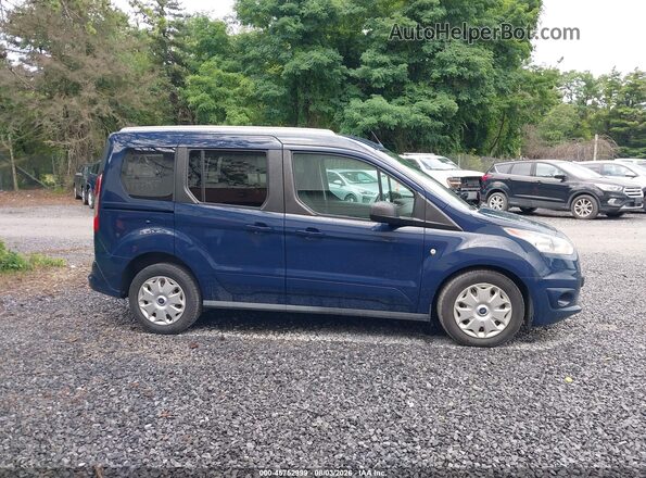NM0AE8F73J1343595 2018 FORD TRANSIT CONNECT Dark Blue Панорамний вид салону 360°