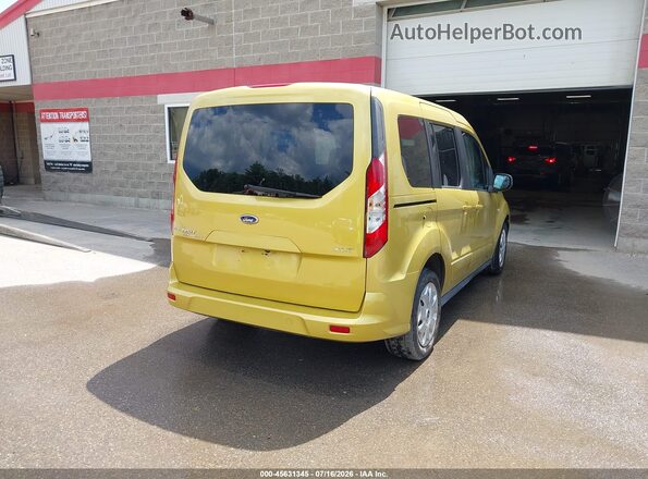 NM0AE8FX6G1276452 2016 FORD TRANSIT CONNECT Yellow Հետևի աջ
